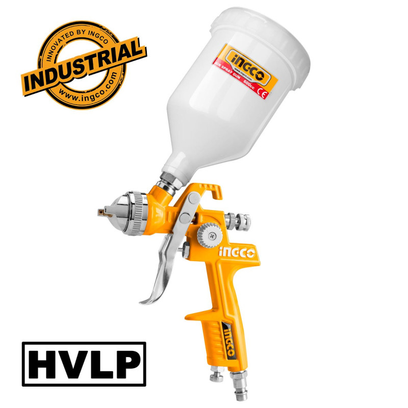 INGCO Πιστόλι Βαφής Αέρος HVLP Άνω Δοχείο (ASG1061)