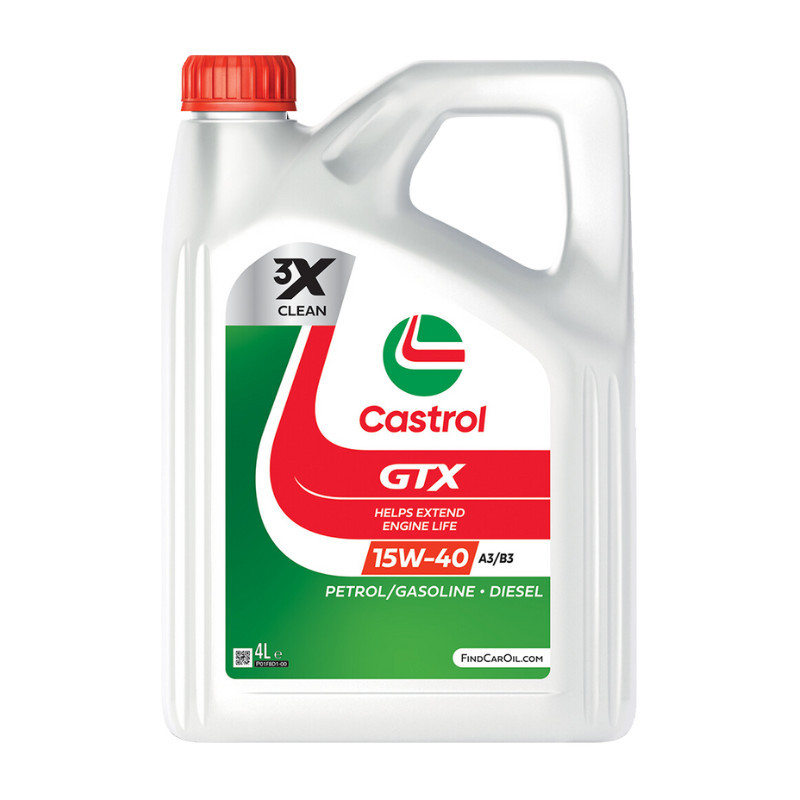 CASTROL GTX 15W-40 A3/B4 - ΛΙΠΑΝΤΙΚΟ ΚΙΝΗΤΗΡΩΝ - 4L