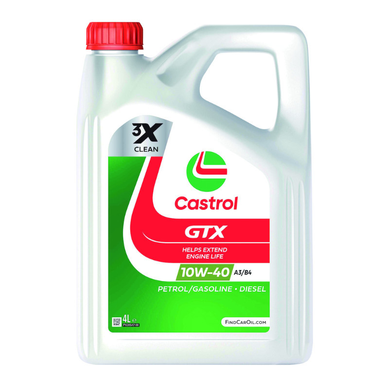 CASTROL GTX 10W-40 A3/B4 - ΛΙΠΑΝΤΙΚΟ ΚΙΝΗΤΗΡΩΝ - 4L
