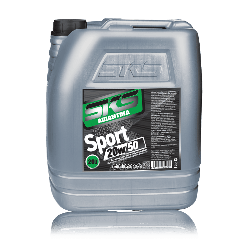 SKS SUPER SPORT 20W-50 API CG-4/CF/SJ - ΛΙΠΑΝΤΙΚΟ ΚΙΝΗΤΗΡΩΝ - 20L