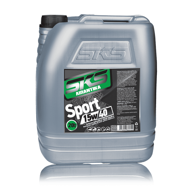 SKS SUPER SPORT 15W-40 API CG-4/CF/SJ - ΛΙΠΑΝΤΙΚΟ ΚΙΝΗΤΗΡΩΝ - 20L