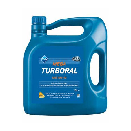 ARAL MEGA TURBORAL SAE 10W-40 - ΣΥΝΘΕΤΙΚΟ ΛΙΠΑΝΤΙΚΟ ΚΙΝΗΤΗΡΩΝ - 5L