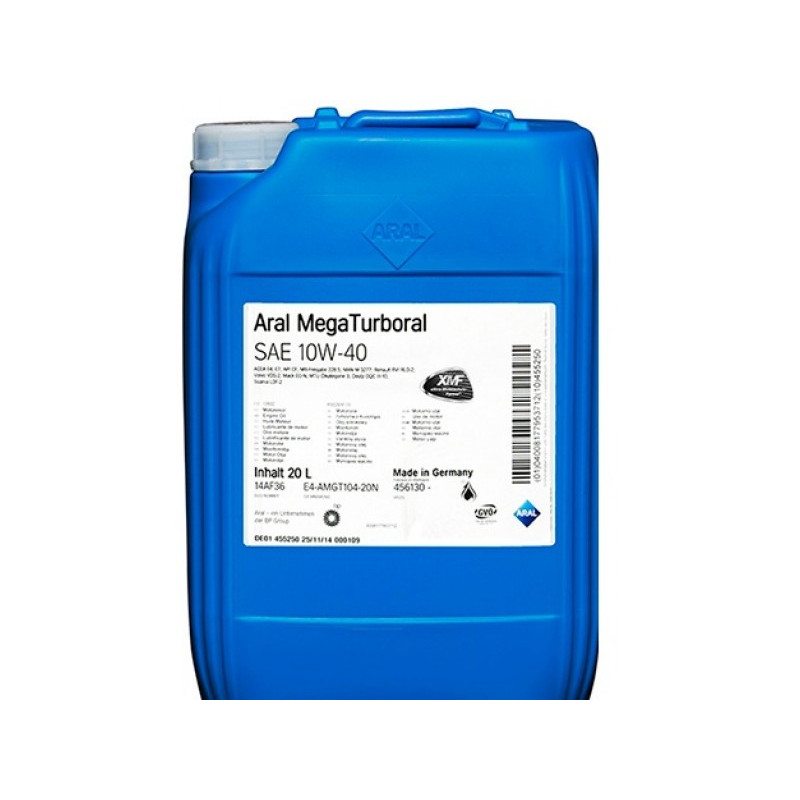 ARAL MEGA TURBORAL SAE 10W-40 - ΣΥΝΘΕΤΙΚΟ ΛΙΠΑΝΤΙΚΟ ΚΙΝΗΤΗΡΩΝ - 20L