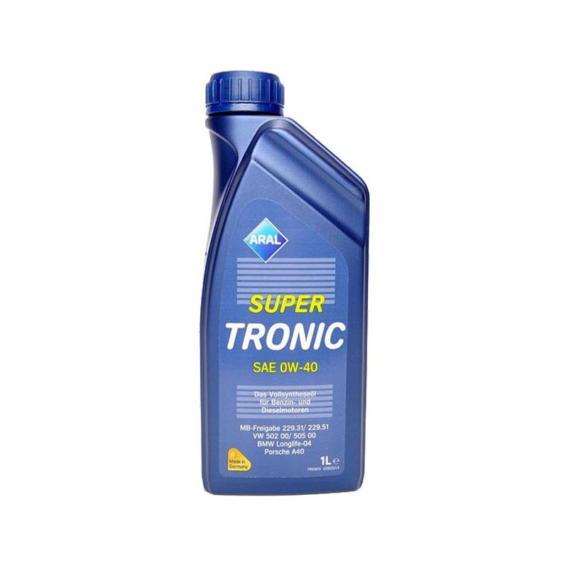 ARAL SUPER TRONIC 0W-40 - ΣΥΝΘΕΤΙΚΟ ΛΙΠΑΝΤΙΚΟ ΚΙΝΗΤΗΡΩΝ -1L