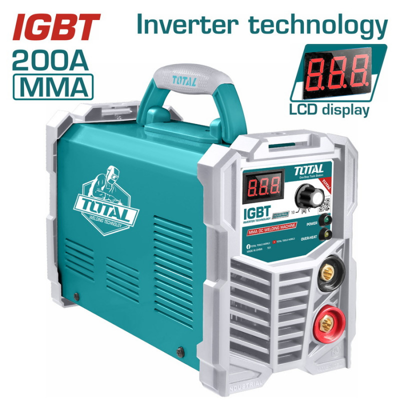 TOTAL ΕΠΑΓΓΕΛΜΑΤΙΚΗ ΗΛΕΚΤΡΟΣΥΓΚΟΛΛΗΣΗ INVERTER 200A (TW22005)