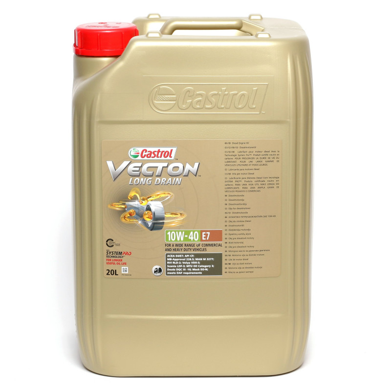 CASTROL VECTON LONG DRAIN 10W-40 E7 - ΛΙΠΑΝΤΙΚΟ ΚΙΝΗΤΗΡΩΝ - 20L