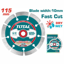 TOTAL ΔΙΑΜΑΝΤΟΔΙΣΚΟΣ UNIVERSAL 115 Χ 22.2mm (TAC2111153)