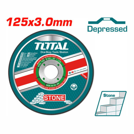 TOTAL ΔΙΣΚΟΣ ΚΟΠΗΣ ΔΟΜΙΚΩΝ ΥΛΙΚΩΝ - ΠΕΤΡΑΣ 125 Χ 3mm (TAC2221251)