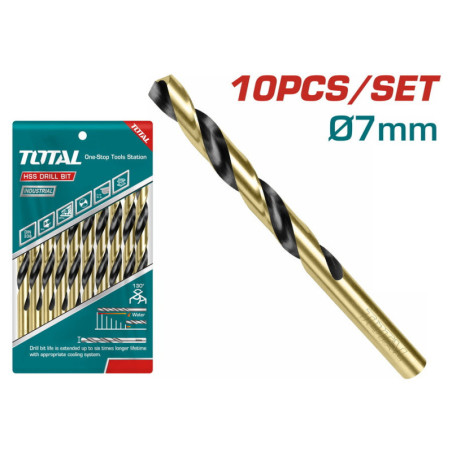 TOTAL ΤΡΥΠΑΝΙ HSS DIN 338 7mm (TAC100703)