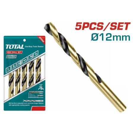 TOTAL ΤΡΥΠΑΝΙ HSS DIN 338 12mm (TAC101203)