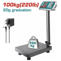 TOTAL ΗΛΕΚΤΡΟΝΙΚΗ ΖΥΓΑΡΙΑ 100Kg (TESA31001)