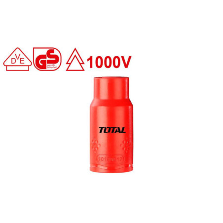 TOTAL ΚΑΡΥΔΑΚΙ ΕΞΑΓΩΝo 1/2" 10mm 1000V VDE (THIHAST12101)