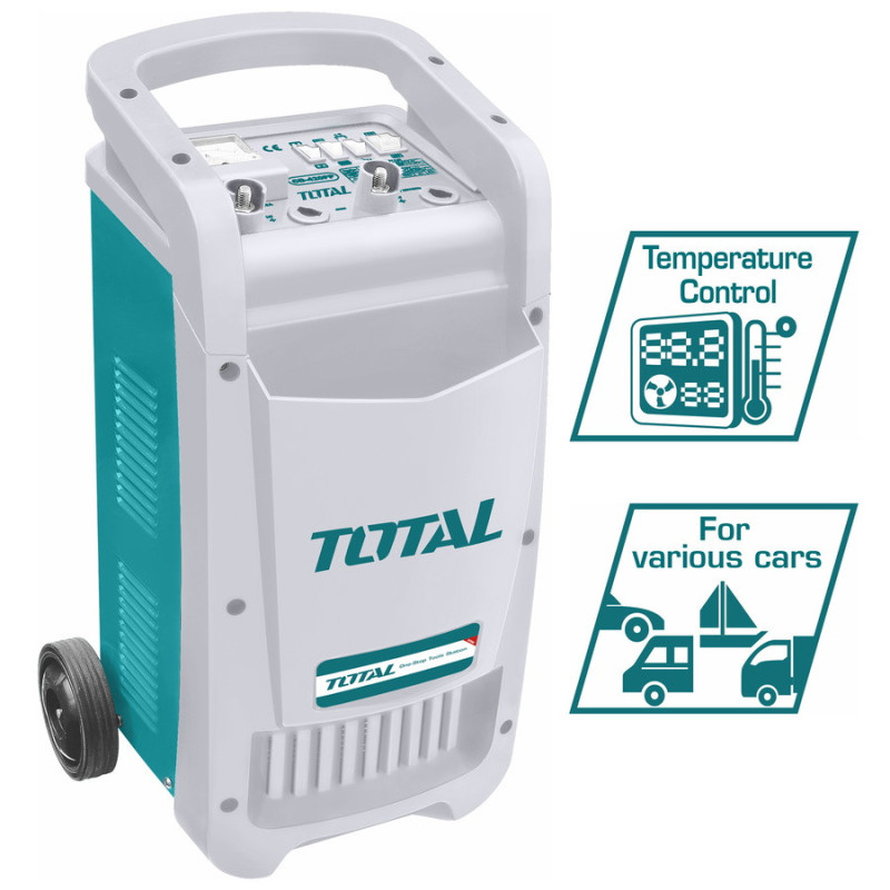 TOTAL ΕΠΑΓΓ. ΦΟΡΤΙΣΤΗΣ-ΕΚΚΙΝΗΤΗΣ ΜΠΑΤΑΡΙΩΝ 12/24V / 40A / 40-700Ah (TBC4003)