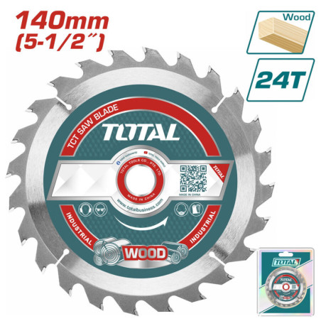 TOTAL ΔΙΣΚΟΣ ΚΟΠΗΣ ΞΥΛΟΥ Φ-140 Χ 25.4mm 24Τ ΓΙΑ TSLI1401 / TSLI1402 (TAC232241)