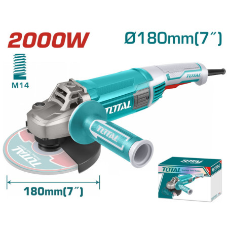 TOTAL ΕΠΑΓΓ. ΓΩΝΙΑΚΟΣ ΛΕΙΑΝΤΗΡΑΣ 2.000W - 180mm (TG12018026)