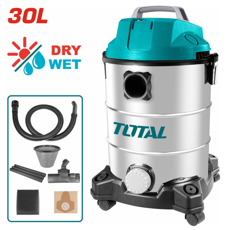 TOTAL ΣΚΟΥΠΑ ΞΗΡΑΣ & ΥΓΡΗΣ ΑΝΑΡ. 1.300W (TVC13301)