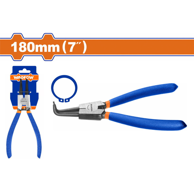 WADFOW ΑΣΦΑΛΕΙΟΤΣΙΜΠΙΔΟ ΚΥΡΤΟ ΜΕ ΕΛΑΤΗΡΙΟ 180mm ΦΩΛΙΑΣ (WPL9C72)