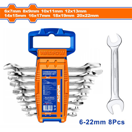 WADFOW ΣΕΤ ΓΕΡΜΑΝΙΚΑ ΚΛΕΙΔΙΑ 8ΤΕΜ / 6Χ7 - 20Χ22 (WDS2208)