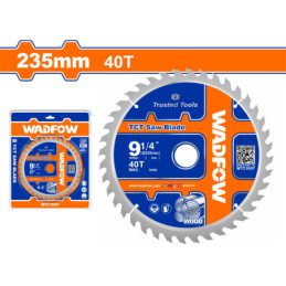 WADFOW ΔΙΣΚΟΣ ΞΥΛΟΥ TCT 235mm X 30mm 40T (WTC1K07)