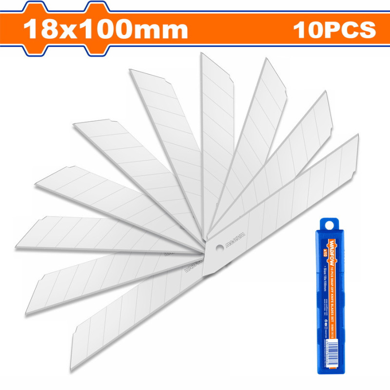 WADFOW ΑΝΤΑΛ/ΚΗ ΛΕΠΙΔΑ ΜΑΧΑΙΡΙΟΥ 18 Χ 100mm 10TEM (WΜΚ1Κ18)