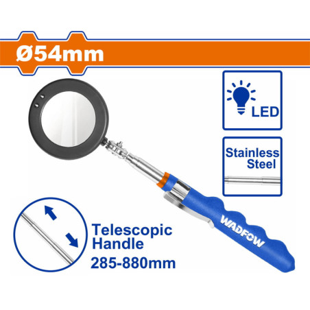 WADFOW ΤΗΛΕΣΚΟΠΤΙΚΟΣ ΚΑΘΡΕΠΤΗΣ 285 - 880mm / Φ-54mm (WTU1688)