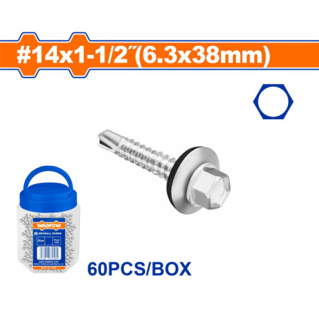 WADFOW ΛΑΜΑΡ. ΕΞΑΓ. ΑΥΤΟΔ/ΤΗ ΓΑΛΒ ΜΕ ΡΟΔΕΛΑ 14 X 1-1/2"/ 6.3 Χ 38mm 60TEM ΣΕ ΠΛΑΣΤ. ΒΑΖΑΚΙ (WXS4T14)