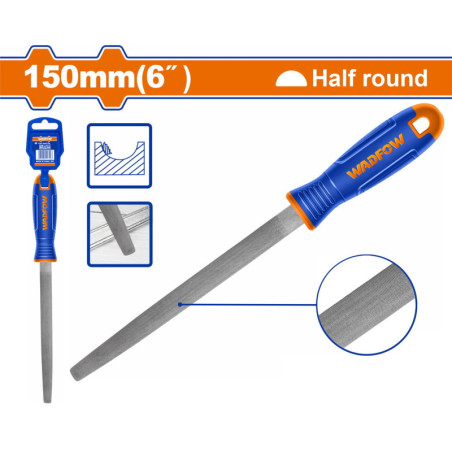 WADFOW ΛΙΜΑ ΗΜΙΣΤΡΟΓΓΥΛΗ 6" / 150mm (WFE7826)