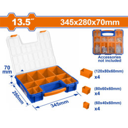 WADFOW ΤΑΜΠΑΚΙΕΡΑ ΕΡΓΑΛΕΙΩΝ 13.5" / 345 Χ 280 Χ 70mm (WTB1311)