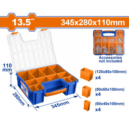 WADFOW ΤΑΜΠΑΚΙΕΡΑ ΕΡΓΑΛΕΙΩΝ 13.5" / 345 Χ 280 Χ 110mm (WTB1322)