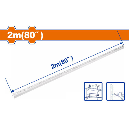 WADFOW ΒΕΡΓΑ ΔΙΑΤΡΗΤΗ ΜΟΝΗ ΡΑΦΙΩΝ 2m (WZJ9303)