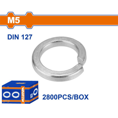 WADFOW ΓΚΡΟΒΕΡ ΓΑΛΒ. DIN127 5mm 2800TEM (WVWA510)