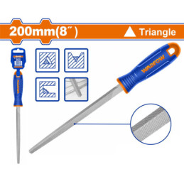 WADFOW ΛΙΜΑ ΤΡΙΓΩΝΗ 8" / 200mm (WFE7858)