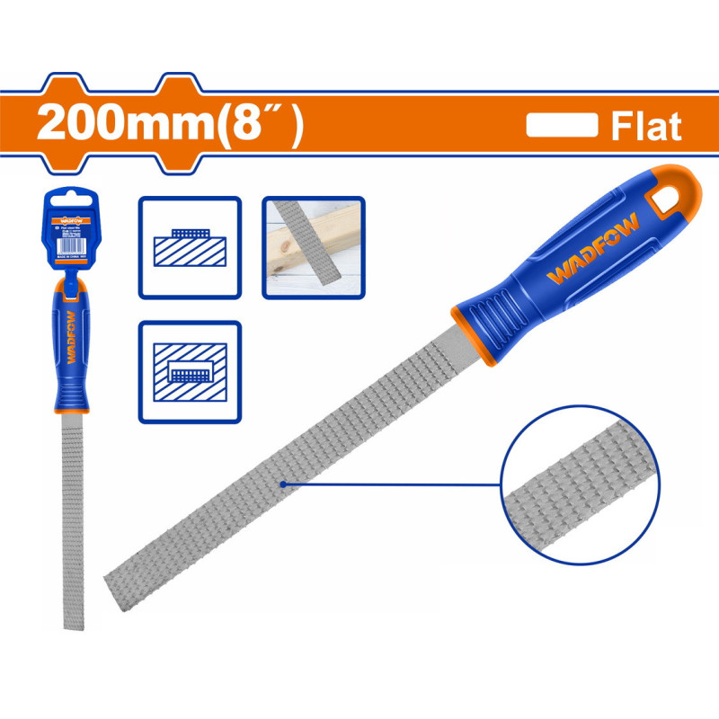 WADFOW ΡΑΣΠΑ ΞΥΛΟΥ ΠΛΑΚΕ 8" / 200mm (WFE8818)
