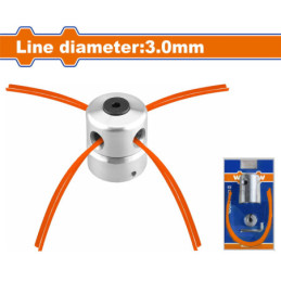 WADFOW ΚΕΦΑΛΗ ΜΕΣΙΝΕΖΑΣ ΑΛΟΥΜ. UNIVERSAL FIX LINE 4 ΕΞΟΔΩΝ (WJC2401)