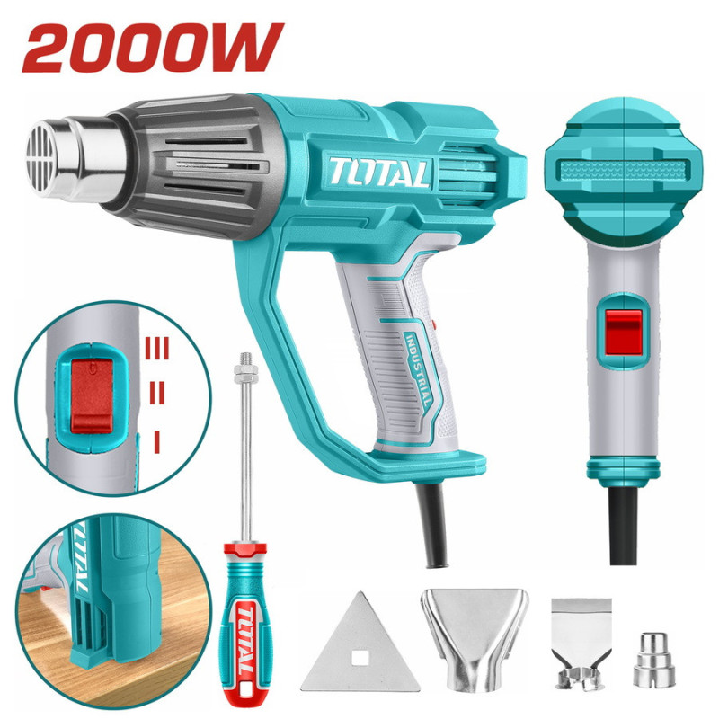 TOTAL ΕΠΑΓΓ. ΠΙΣΤΟΛΙ ΘΕΡΜΟΥ ΑΕΡΑ 2.000W (TB20078)