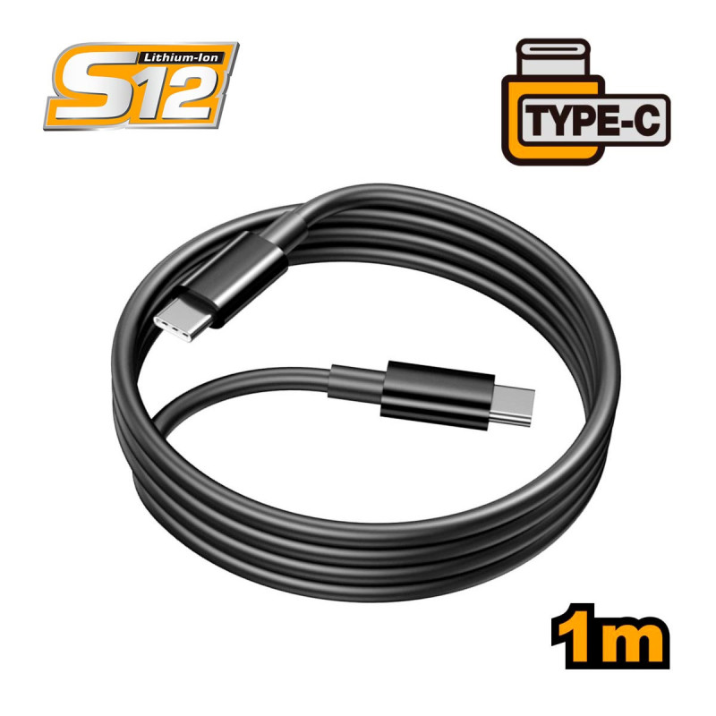INGCO Καλώδιο Φόρτισης USB Type-C σε Type-C 1m (IUCC02)